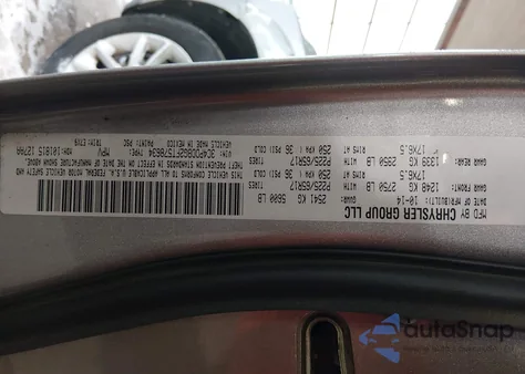 2015 Dodge Journey Sxt from USA, damaged, VIN 3C4PDDBG2FT578634